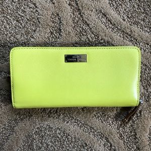 Henri Bendel W 57th Bright Yellow Wallet